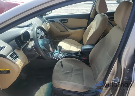 2013 Hyundai Elantra Gls from USA, damaged, VIN 5NPDH4AE3DH356334